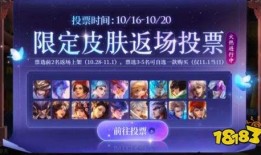 王者荣耀新皮肤返场最新爆料,神秘爆料，热门英雄皮肤即将回归！